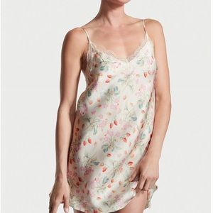 Victoria’s Secret Strawberry Satin Slip